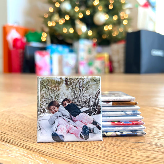 Custom Square Photo Magnets - Set of 6